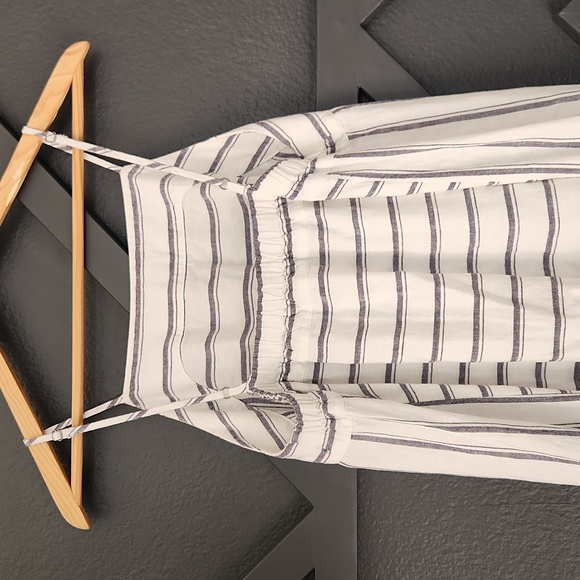 {Splendid} Linen-blend Thira Dress in Rasmus Stripe Size Small - Picture 11 of 14